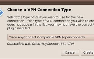 OpenConnect in NetworkManager dialog