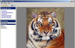 Web Album Generator screenshot 1