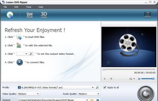 Leawo DVD Ripper screenshot 1