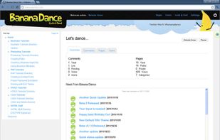 Banana Dance Wiki/CMS screenshot 1