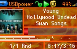 An example Sandisk Sansa C200 theme