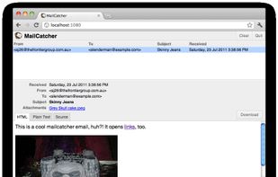 MailCatcher screenshot 1