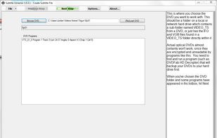 DVD Subtitle Extractor screenshot 1
