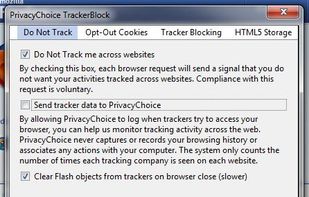TrackerBlock screenshot 2