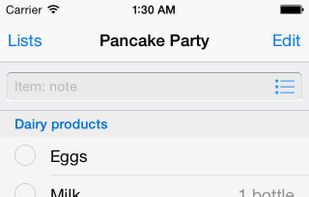 ShoppyList screenshot 1