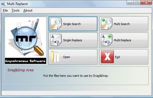 Multi Replacer, Main Window