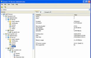 Gene6 FTP Server screenshot 1
