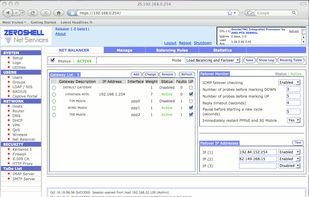 ZeroShell screenshot 1
