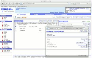 ZeroShell screenshot 1