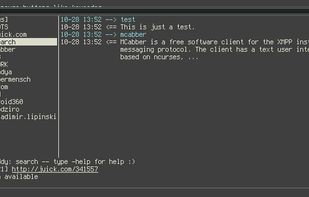 MCabber screenshot 3
