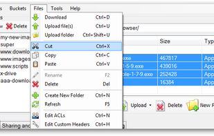 easy to copy/move files between amazon s3 accoutns and buckets