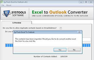 Import contacts to MS Outlook