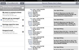 iTrackmail screenshot 3