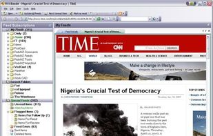 RSS Bandit screenshot 1