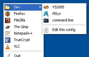 PortAL (Portable Application Launcher) screenshot 1