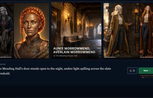 Narration with Party Screen