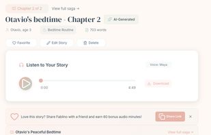 Fablino Continued Sagas and Audio Player 