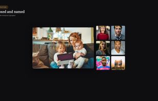 Face Tagger labels the people it recognizes in your photos