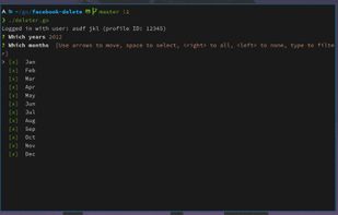 Facebook Delete screenshot 1