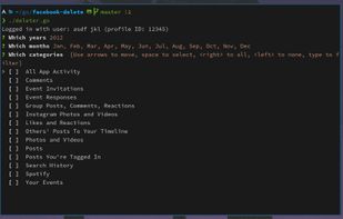 Facebook Delete screenshot 1