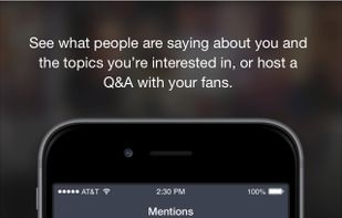 Facebook Mentions screenshot 2