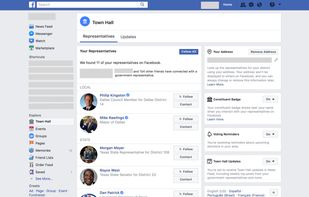 Facebook Town Hall screenshot 1