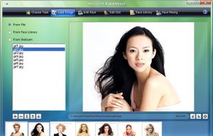 Abrosoft FaceMixer screenshot 1