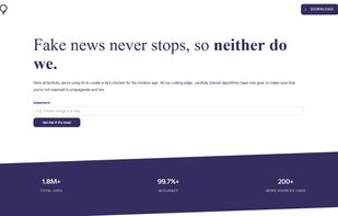 Homepage (with missing fonts).