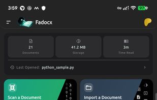 Fadocx screenshot 1