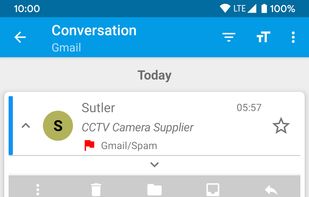 Compose message view.