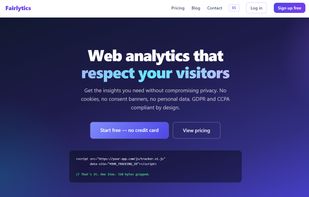 Fairlytics screenshot 1