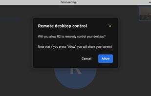 fairmeeting app remote control feature