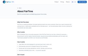 FairTime screenshot 1