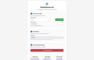 Fakeaddress screenshot 1