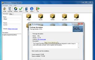 Falcon C++ IDE screenshot 2