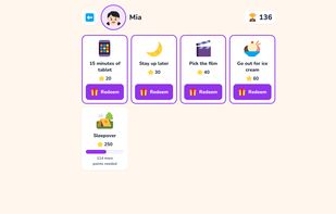 Kids rewards
