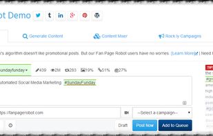 Fan Page Robot screenshot 1