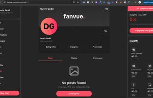 Fanvue screenshot 1