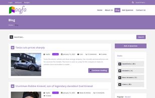Here We have First Look of Faqfa Blog Page for You.