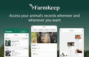 Track animal health records, weight history and rate of gain, and pedigree