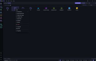 Context menu