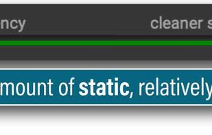 To prioritize getting low latency, and allowing some crackling, drag the latency slider toward the left. This setting is useful for making music together online in rhythmic sync. To make latency as stable as possible, turn off automatic latency adjustment (click the blue "Auto" button, which turns black when "Auto" latency mode is turned off). 