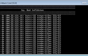 Fast DDoS Attack Cmd screenshot 1