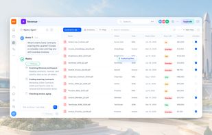 Turn your documents
into a live database.