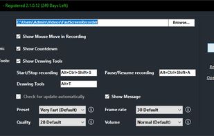 Fast Screen Recorder screenshot 3
