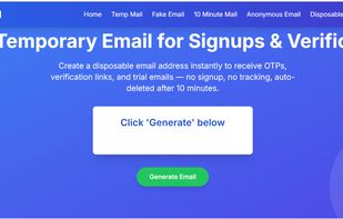 Fast Temp mail screenshot 1