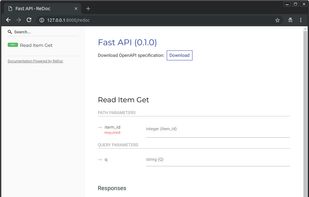 FastAPI screenshot 1