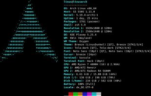 Fastfetch screenshot 1