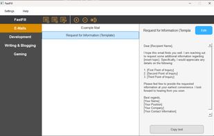 FastFill screenshot 1