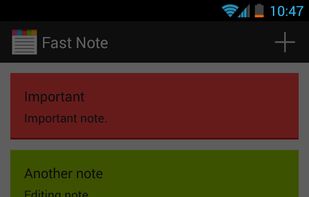 FastNote screenshot 1